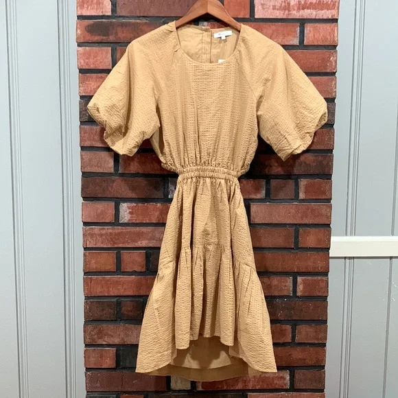 🎊HP🎊Madewell Puff-Sleeve Cutout Dress - Picture 4 of 16